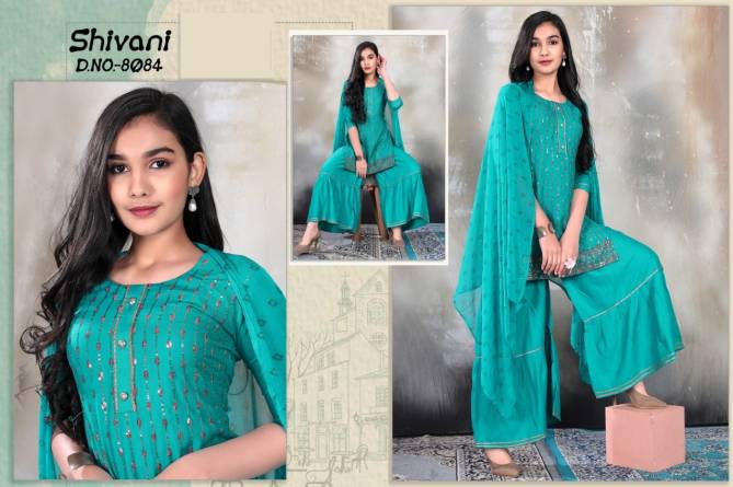 Shivani 8084 Sharara Suits Girls Wear Catalog
